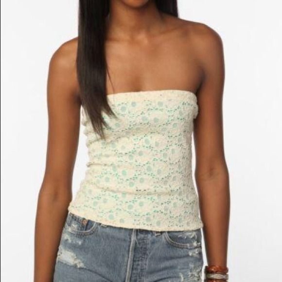 Silence + Noise Green Tube Top - Picture 1 of 4